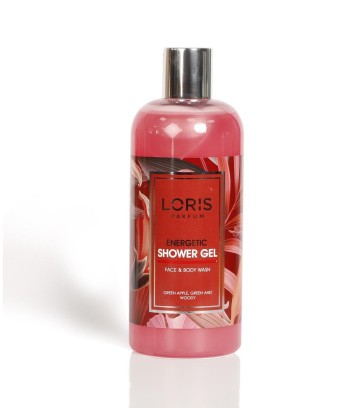 Gel de dus Loris, Energetic, 430 ml, inspirat din Lacoste Red