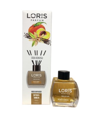 Odorizant camera Loris 120 ml, Aroma de Piersica cu vanilie