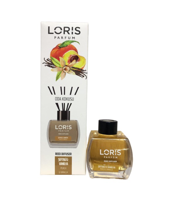 Odorizant camera Loris 120 ml, Aroma de Piersica cu vanilie