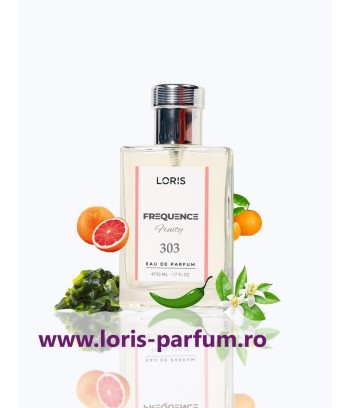 Parfum Loris, 50 ml, cod 303, inspirat din Aqva pour homme Bvlgari