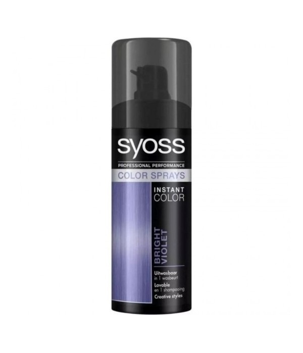 Syoss Vopsea Spray Instant Color Bright Violet 120Ml