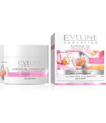 Crema de fata Eveline Cosmetics Almond Oil Anti-Aging Cream 50 ml