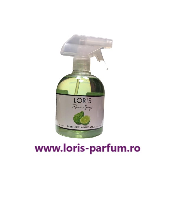 Spray camera Loris, Paciuli cu Bergamota, 500 ml