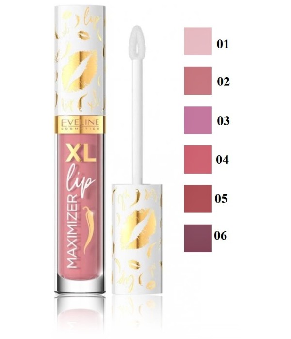 Luciu de buze, Eveline Cosmetics, Maximizer Lip XL, 03 Maldives, 4.5 ml